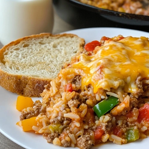 Unstuffed Pepper Skillet
